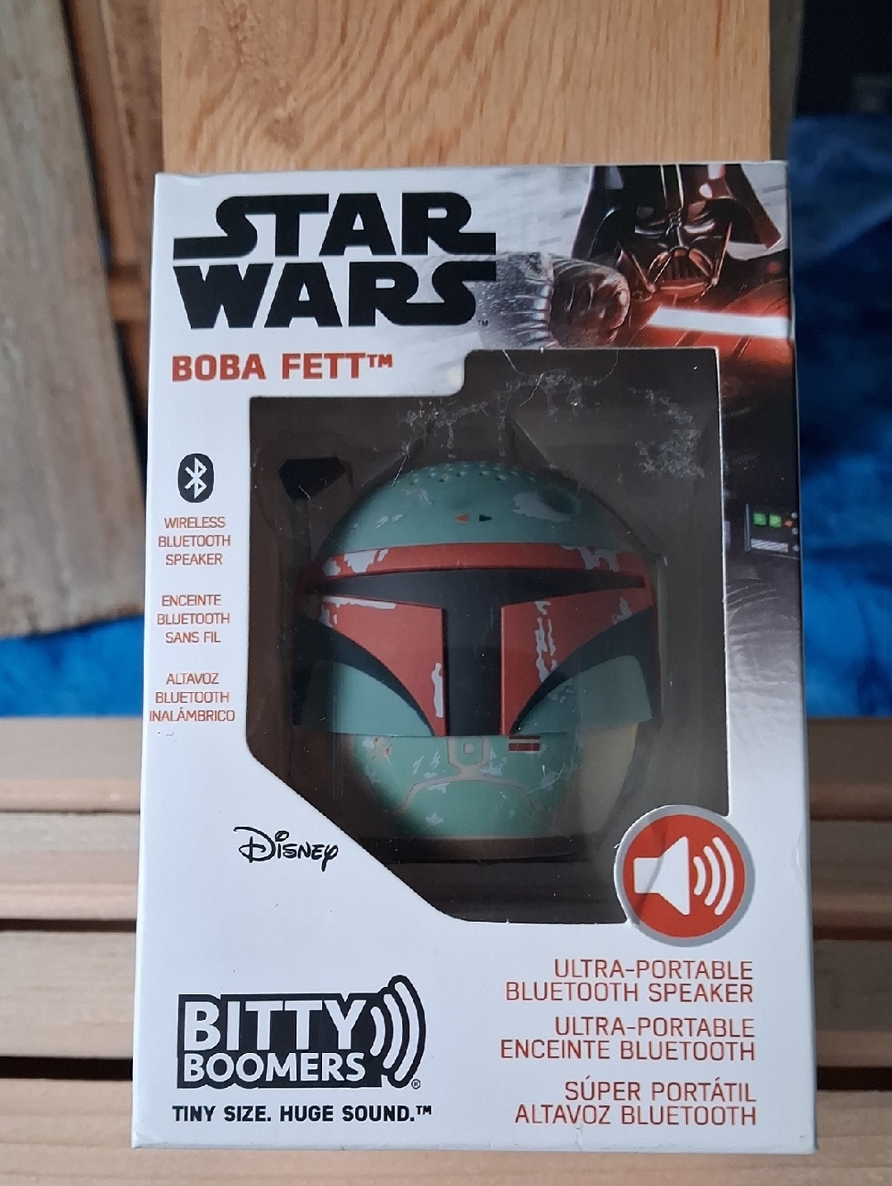 Disney Star Wars Boba Fett Bitty Boomers Bluetooth Speaker - Green/Red